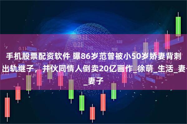 手机股票配资软件 曝86岁范曾被小50岁娇妻背刺！出轨继子，并伙同情人倒卖20亿画作_徐萌_生活_妻子